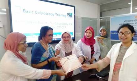 Closing-Session-of-14th-Batch-of-Basic-Colposcopy-Training